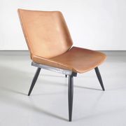 Chaise en cuir design finlandais