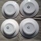 Ste Amandinoise Louis XV iron earth blue green dinner plates