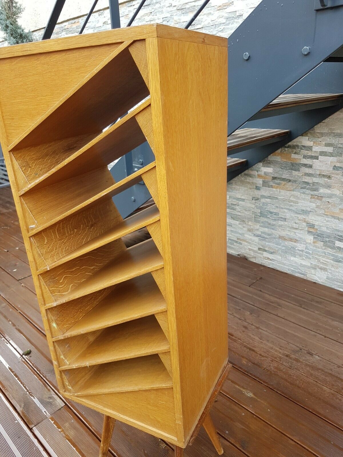 Vintage locker filing cabinet