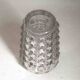 Vase cristal pointe de diamant années 50 hauteur 21,5 cm