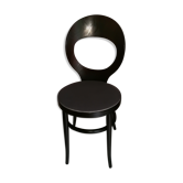 Baumann "seagull" gray velvet chair