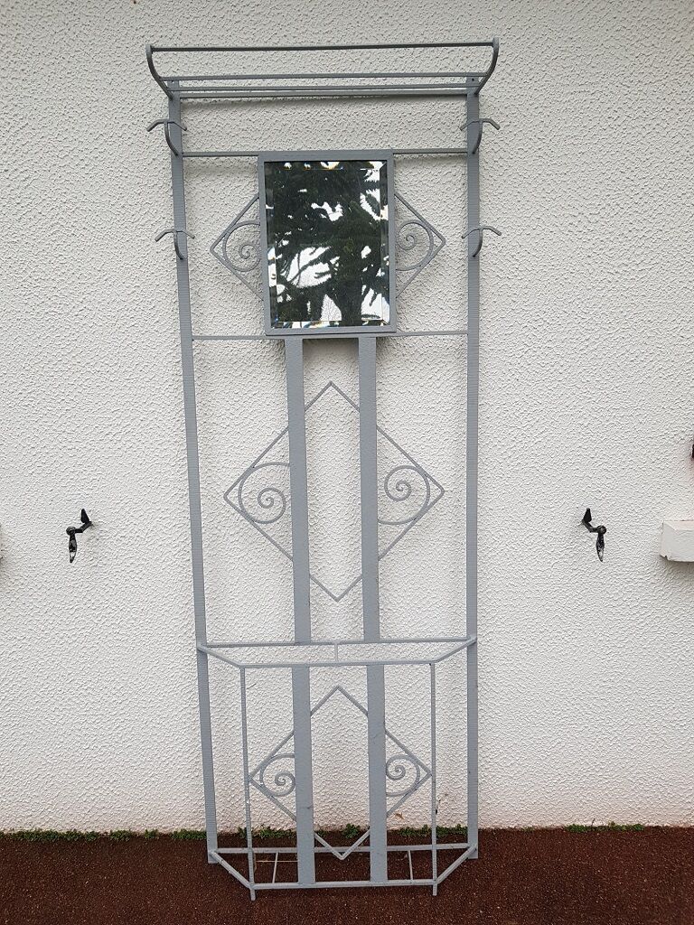 Wall coat rack wardrobe art deco 1930