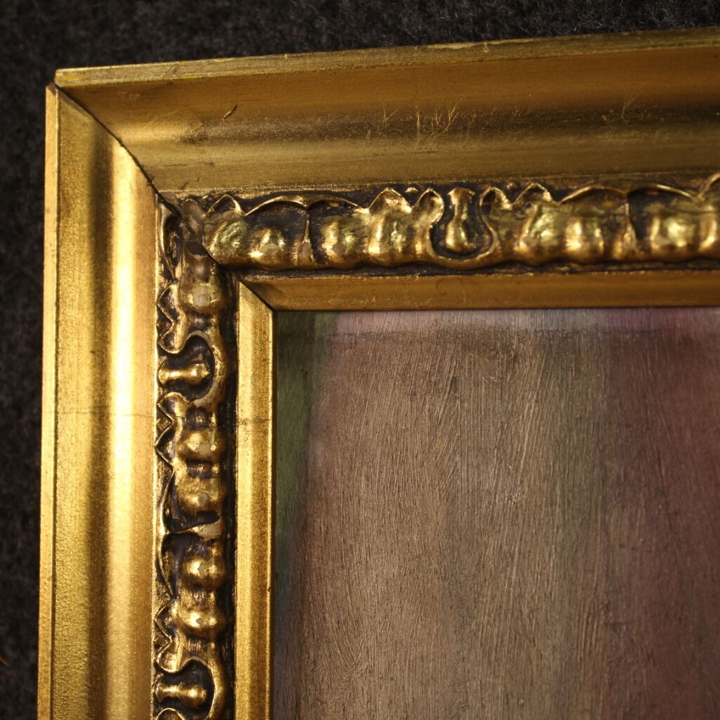 Italian signed still life painting dated 1930