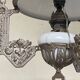 Antico lampadario, stile Liberty, con saliscendi