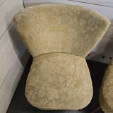 Pair of cocktail armchairs from the 60s