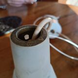 2 opaline suspensions Doria Leuchten