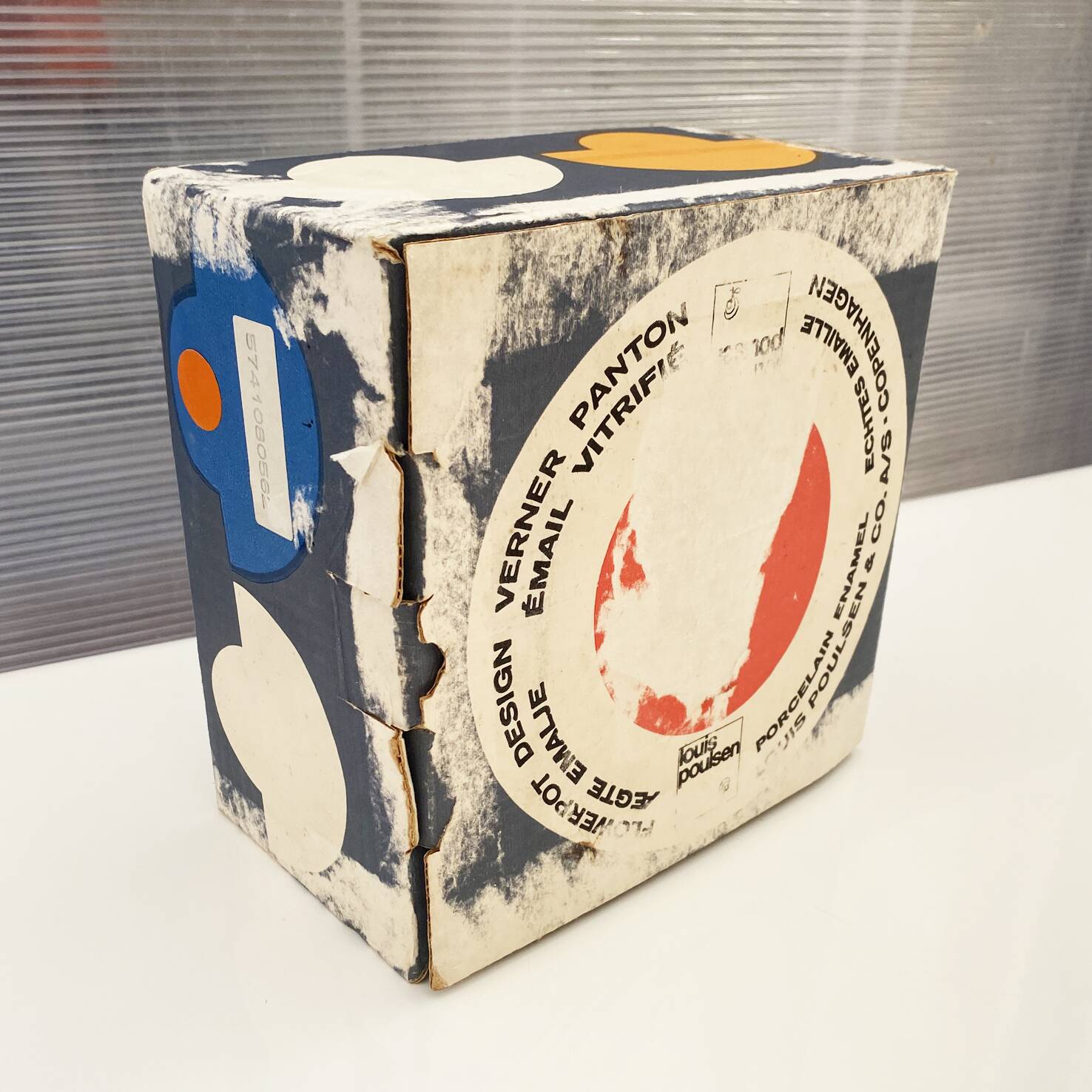 Verner Panton Flower Pot Suspension for Louis Poulsen, Orange