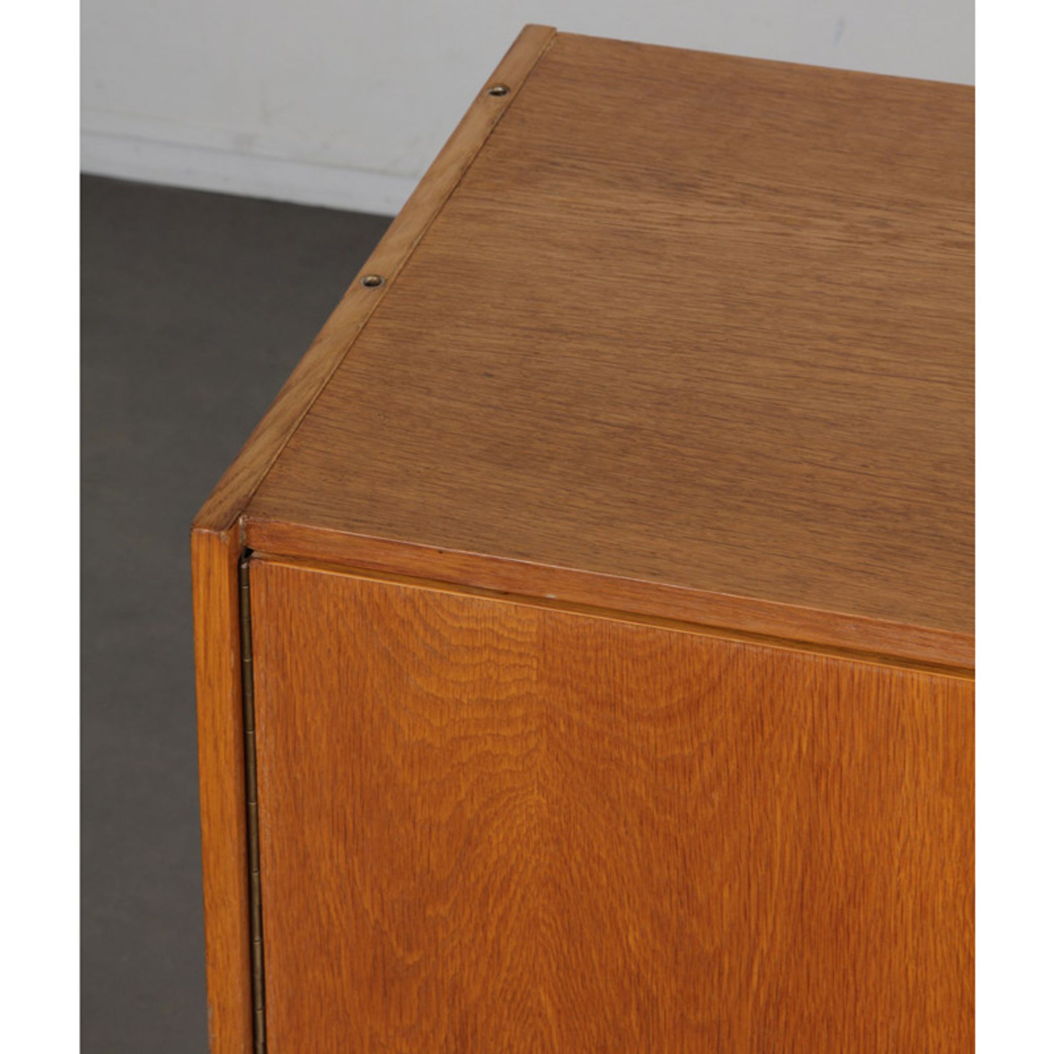 Vintage oak storage by Jiri Jiroutek, model U-458, 1960