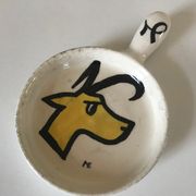 Signed vallauris vintage 50s ceramic