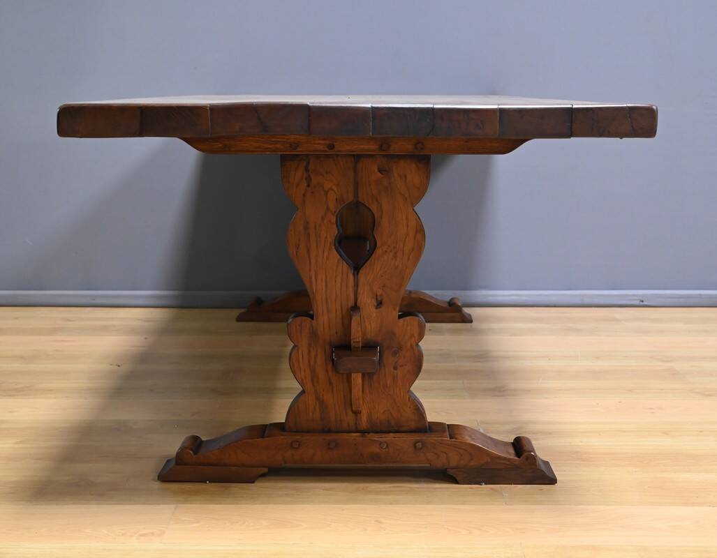 Table de monastère en chêne