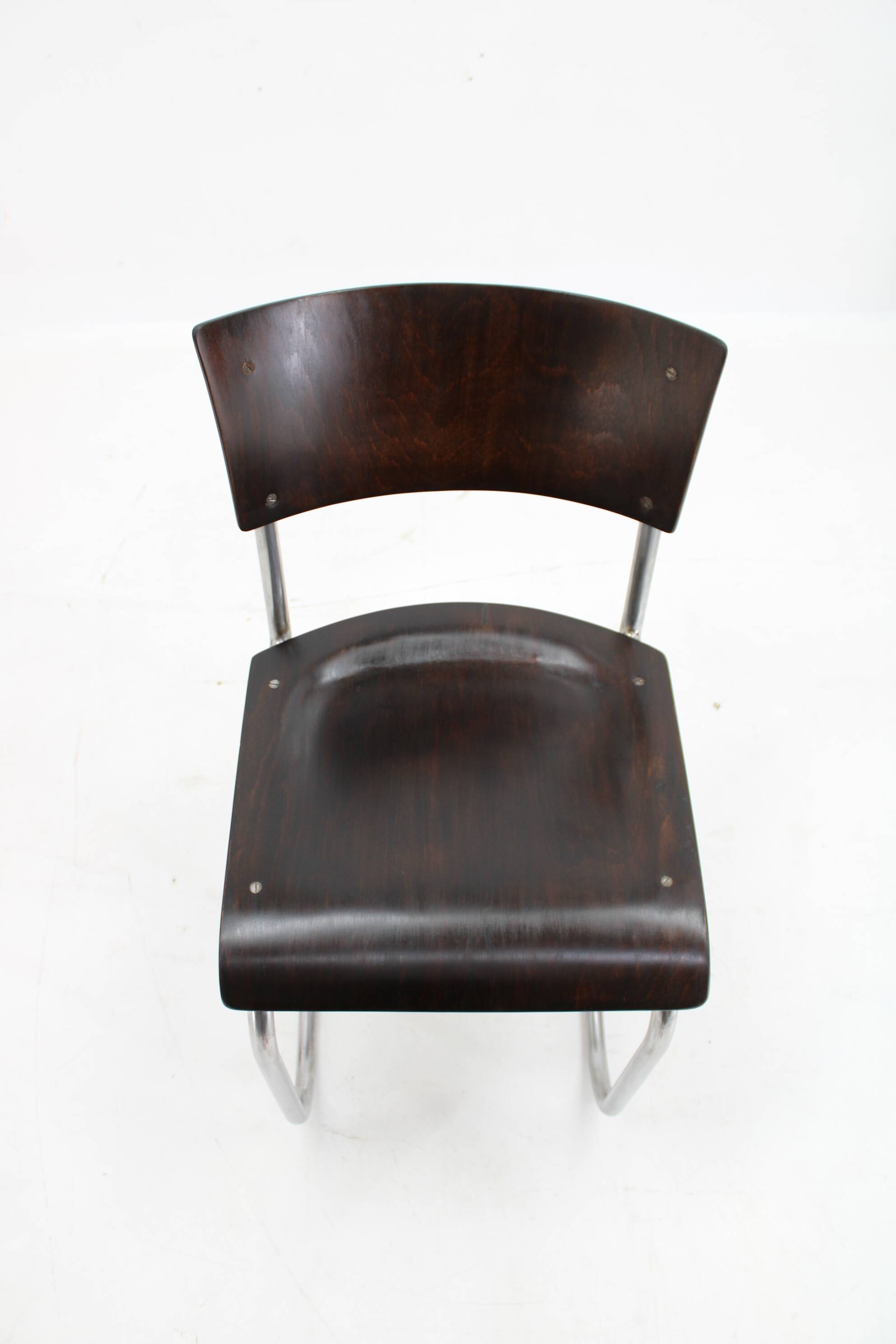 1930s Bauhaus/Functionalist Tubular Chair, Restored