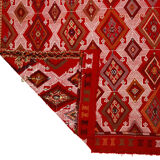 Anatolian handmade kilim rug 266 cm x 172 cm