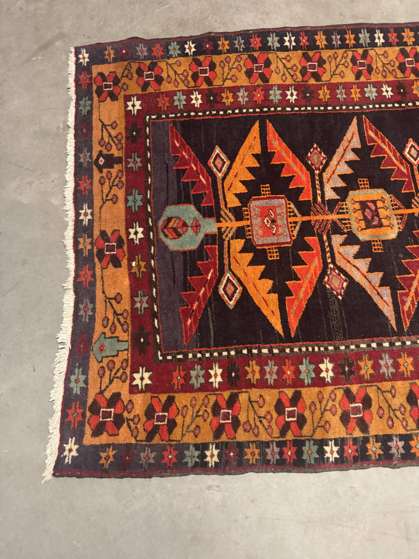 Tapis persan fait main