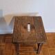 Wooden workshop stool