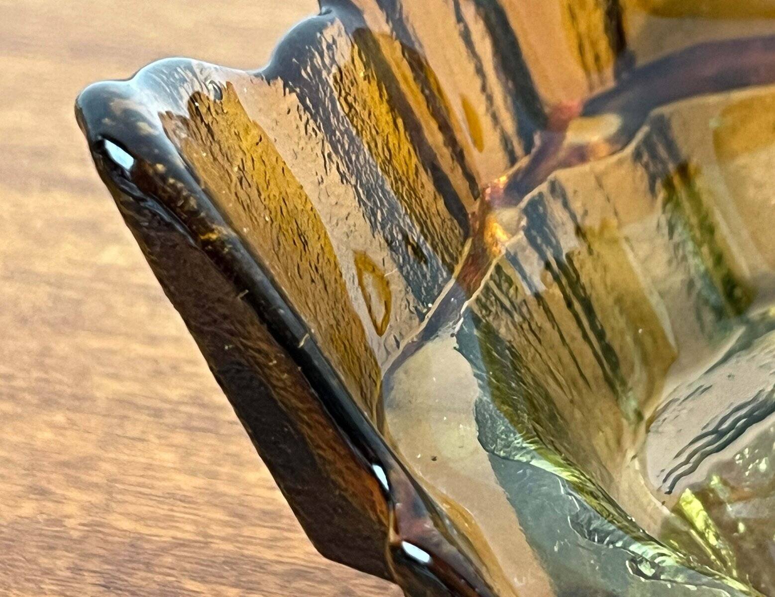 Bol vintage en verre d'art de Muurla, années 1970