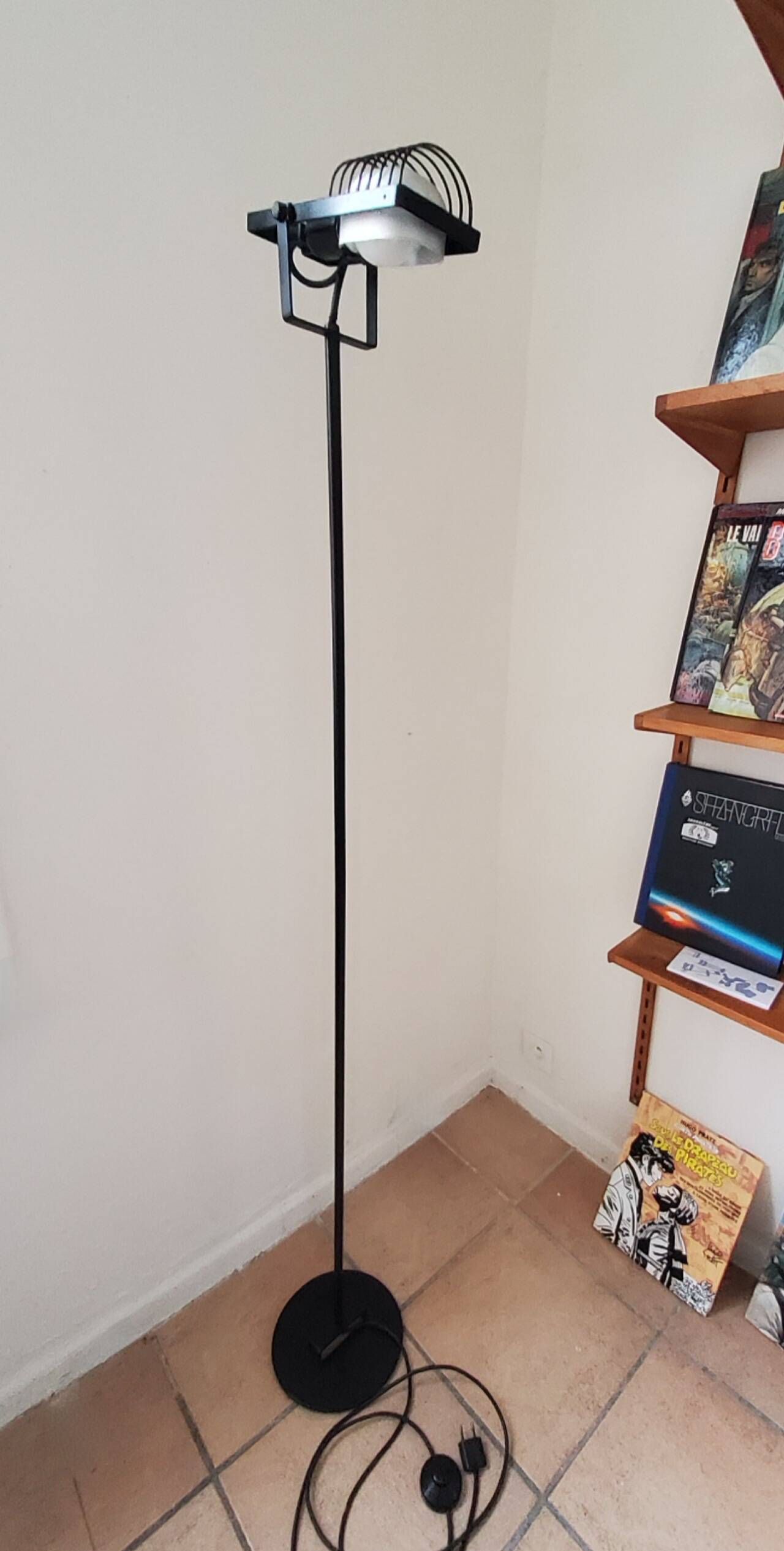 "sintesi terra" floor lamp, eternesto gismondi - 1970s