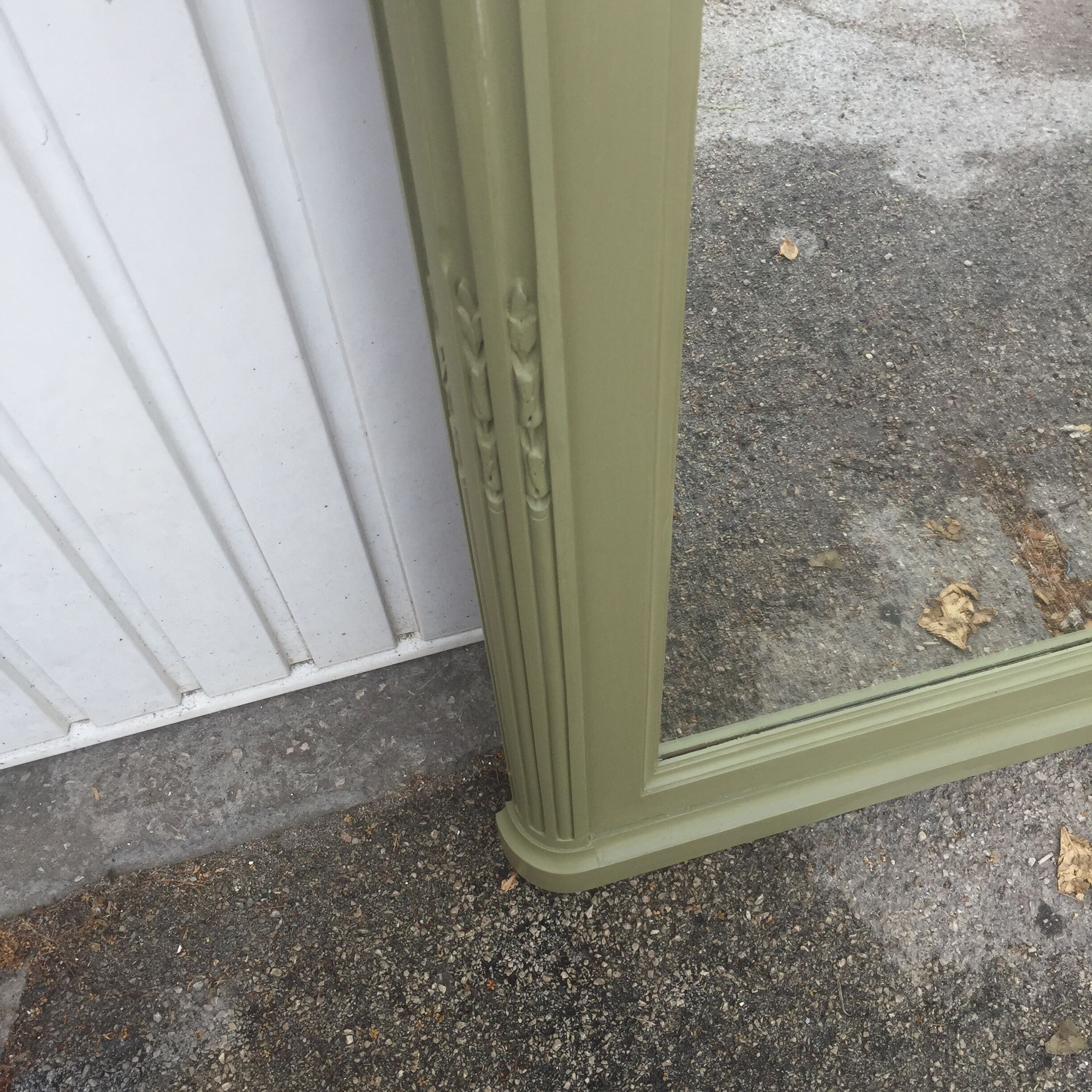 Miroir classique vert 102x145cm