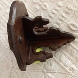 Small dark wood shelf