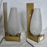 Pair of designer bedside lamps from 1950-60
