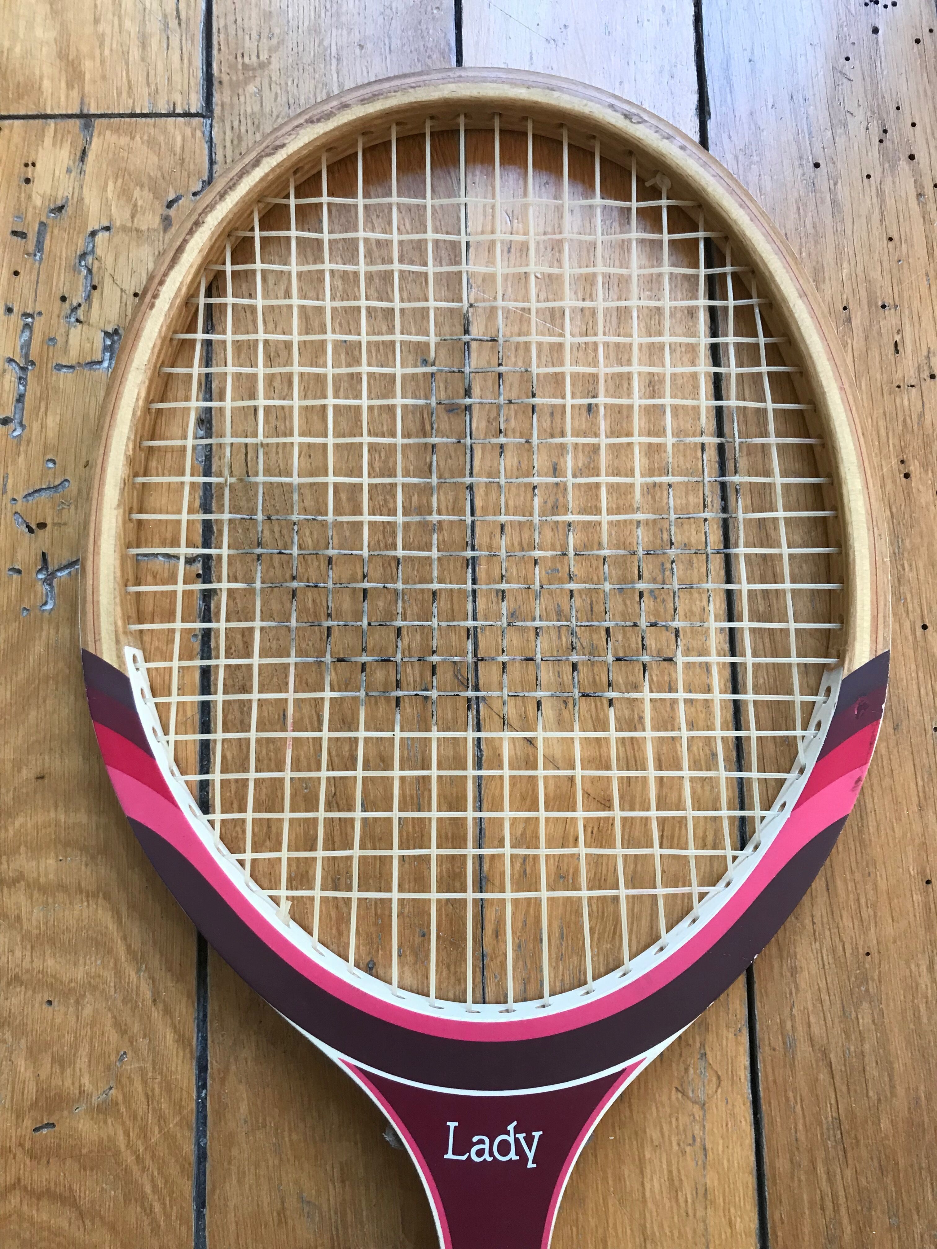 Vintage Adidas tennis racket