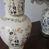 Moustier vase signed