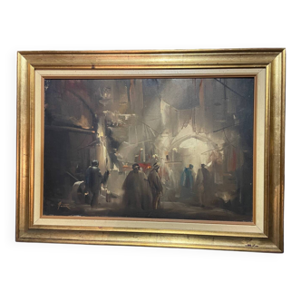 Tableau orientaliste signé