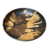 Mid-century German studio pottery bowl by Otto Wichmann, 1960s.