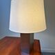 Vintage table lamp with brushed aluminium base Roche Bobois