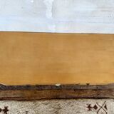 Vintage TV unit with tapered legs in Scandinavian style.