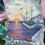 Painting on slate