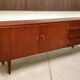 Mid-Century Modern Teak sideboard with brass handles, Germany 1960s