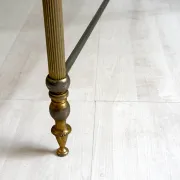 Vintage coffee table in 1970s neoclassical style.