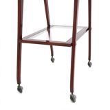 Glass shelf cart, 1950s