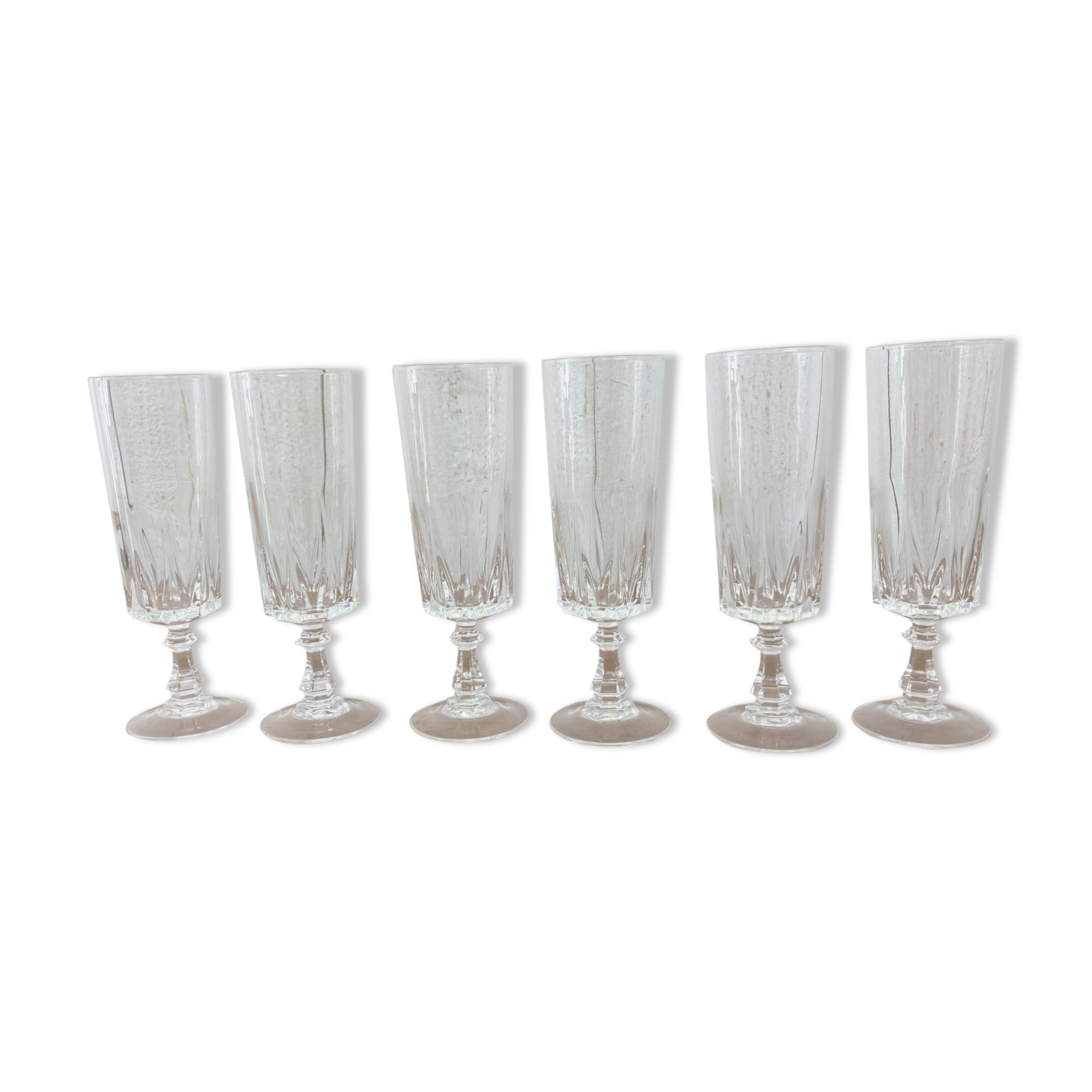 Crystal flutes of Arques