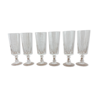 Crystal flutes of Arques