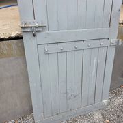 Solid oak door from the 19th century.