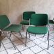 Lot de 4 chaises DSC 106 design Giancarlo Piretti pour Castelli