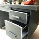 Vintage green metal industrial office