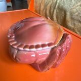 Michel Caugant crab in zoomorphic earthenware