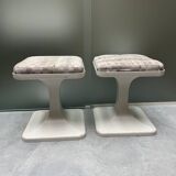 2 tabourets Sulo Space age, Luigi Colani