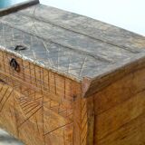 Antique shepherd's chest, 1880s