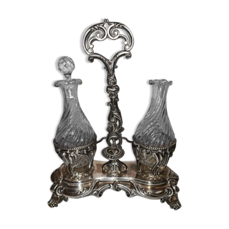 Solid silver vinegar oil manufacturer Louis XV style