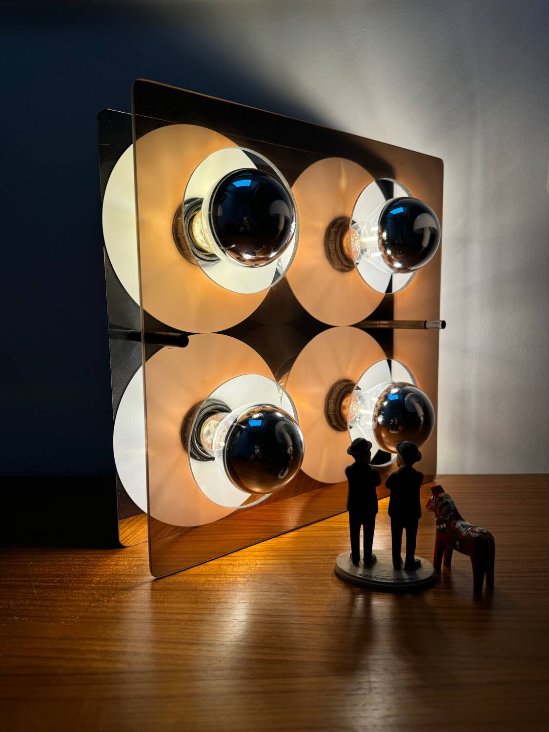 Applique Vintage 4 Feux Jocelyne Trocmé Oxar Modèle Disco