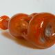 Trio of vintage blown glass soliflore vases