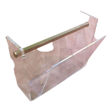 Plexiglas magazine holder by David Lange