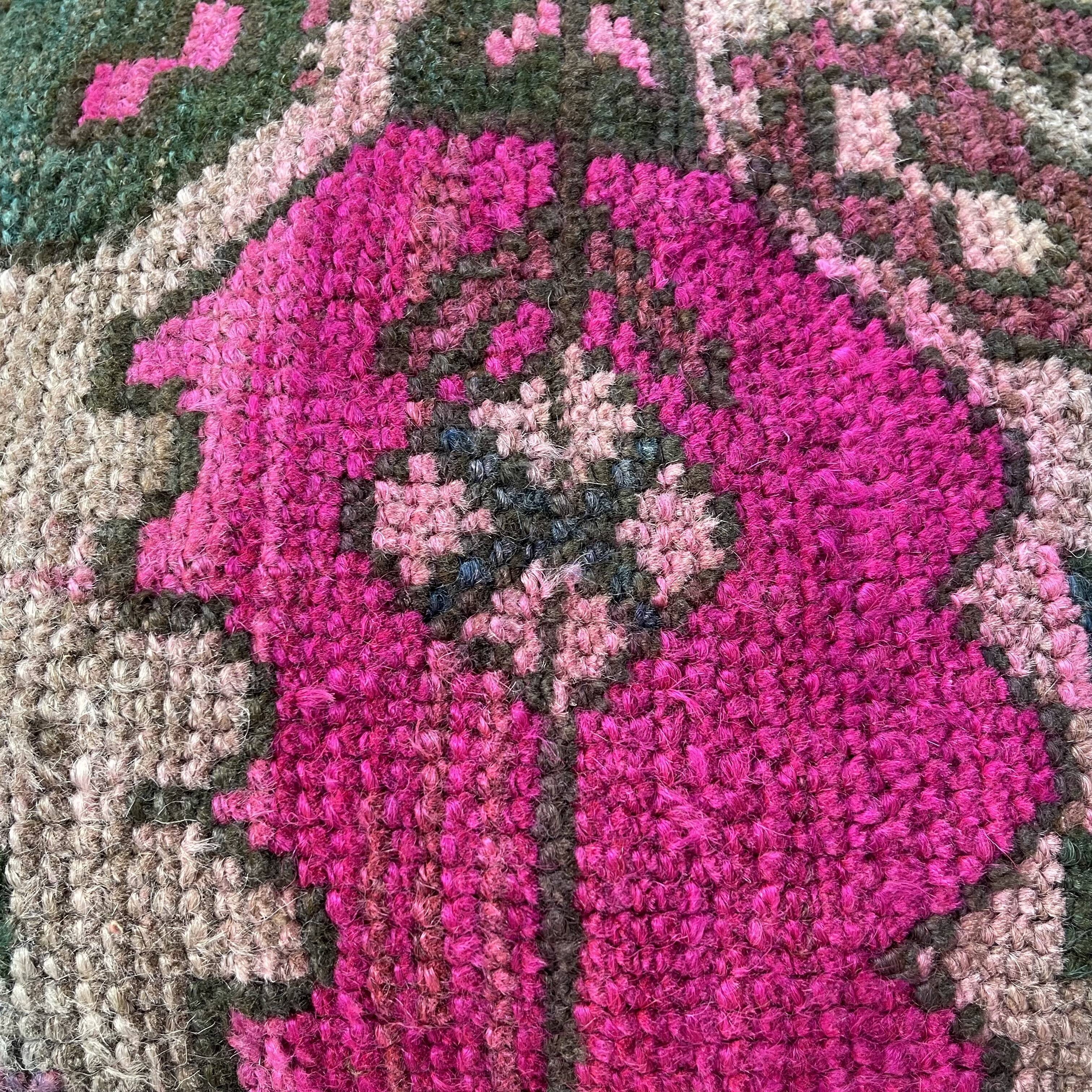 Vintage Turkish Rug Cushion Cover