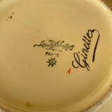Salad bowl earthenware Sarreguemines model Ginette