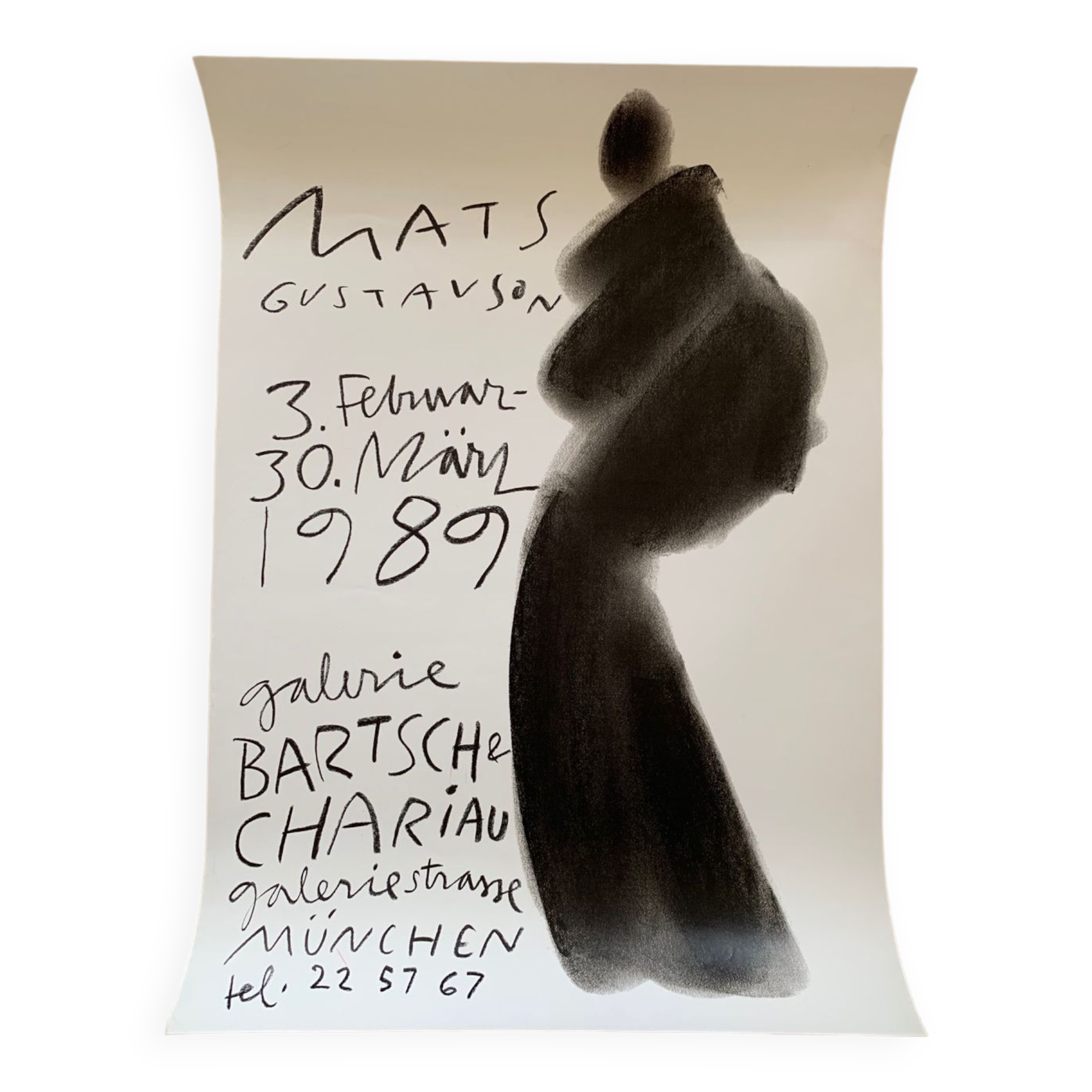 Affiche d’exposition Mats Gustavson 1989