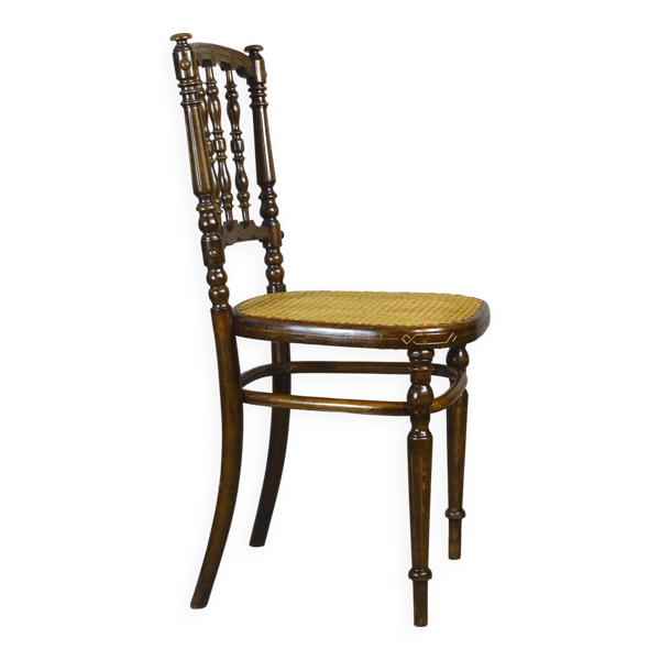 Chaise Fischel, type Napoléon III Bois courbé, vers 1900- bistro -Cannée-