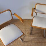 Paire de fauteuils Cesca B64 par Marcel Breuer